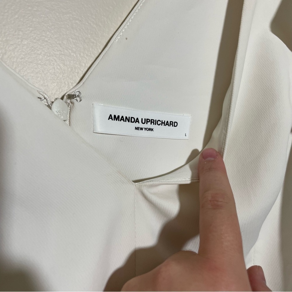 Amanda Uprichard Freeport Romper in Ivory Large - Picture 6 of 10